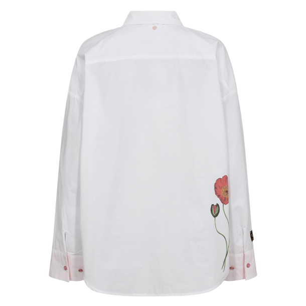 N�mph Skjorte - NuFlory Shirt - Bright White