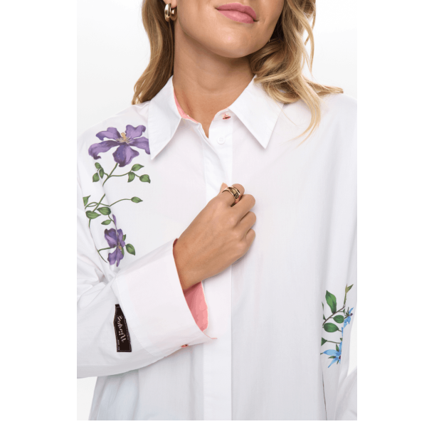 N�mph Skjorte - NuFlory Shirt - Bright White