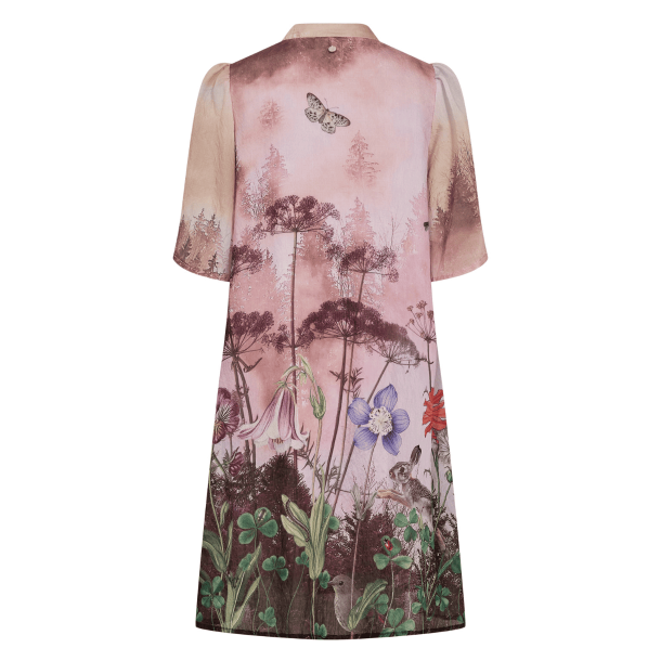 N�mph Kjole - NuForest Dress - Pink Lady