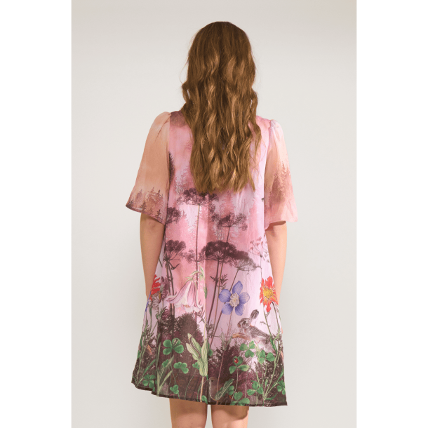 N�mph Kjole - NuForest Dress - Pink Lady