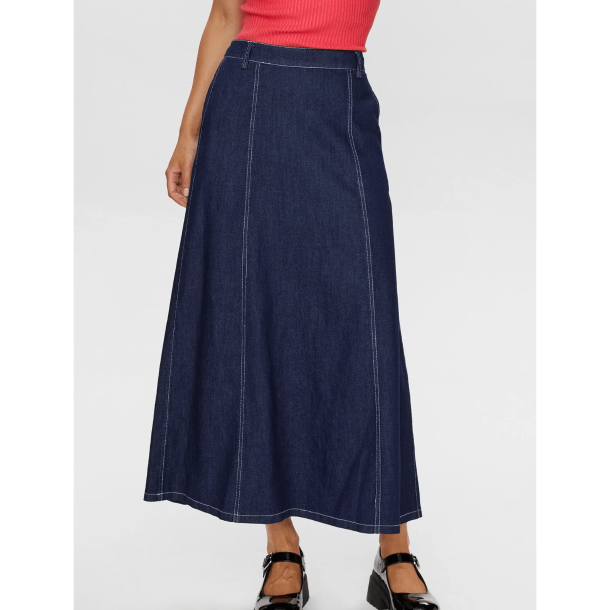 Nümph Nederdel - NuHaven Skirt - Dark Blue Denim 