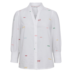 N&uuml;mph Skjorte - NuJoya Shirt - Bright White