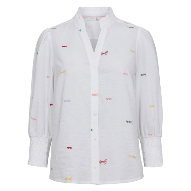 N&uuml;mph Skjorte - NuJoya Shirt - Bright White