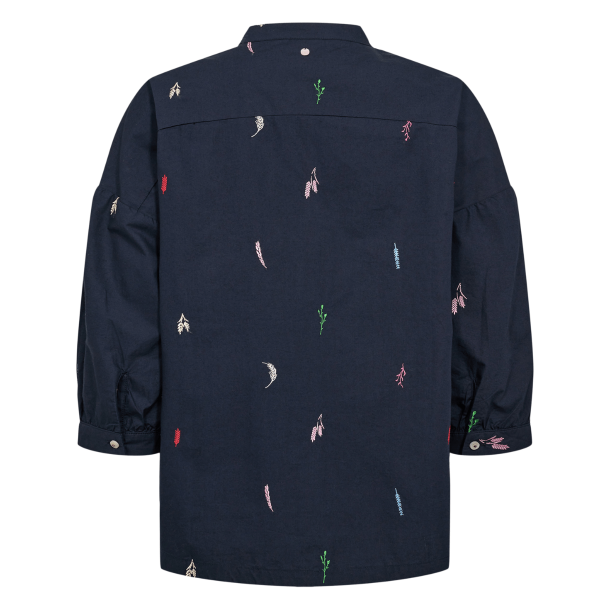 Nümph Skjorte - NuKiva Shirt - Dark Sapphire