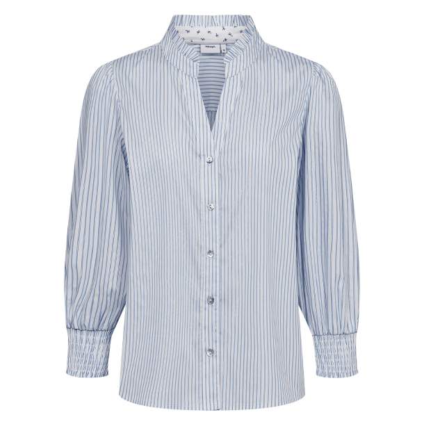 N�mph Skjorte - NuLili Blouse - Floaty Blue
