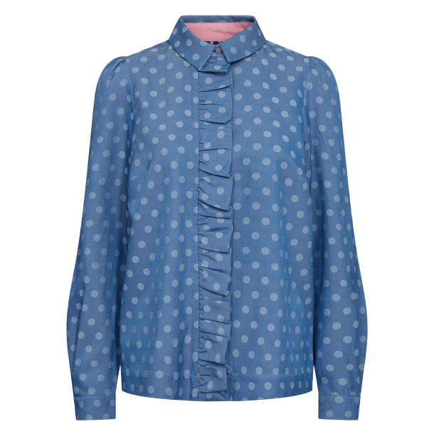 Nümph Skjorte - NuImani Shirt - Medium Blue Denim