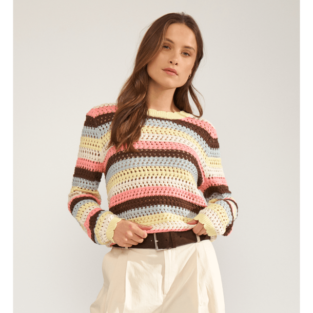 N�mph Strik - NuMolina Pullover - Popcorn