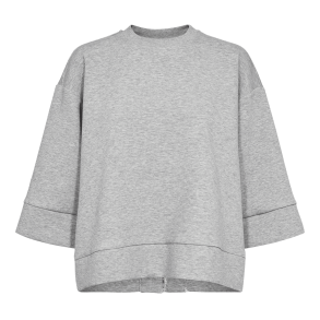 N�mph Sweatshirt - NuNathalie Sweat - Medium Grey Melange