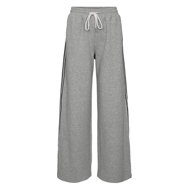 N�mph Bukser - NuNathalie Pants - Medium Grey Melange