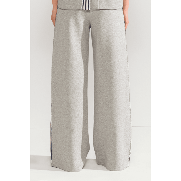 N�mph Bukser - NuNathalie Pants - Medium Grey Melange