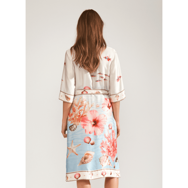 N�mph Kjole - NuOceana Shirt Dress - Skyway