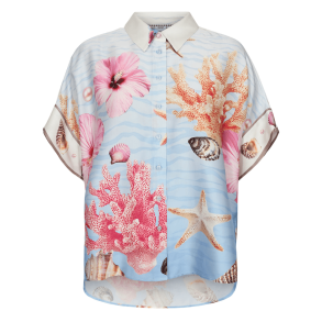 N�mph Skjorte - NuOceana Sleeveless Shirt - Skyway