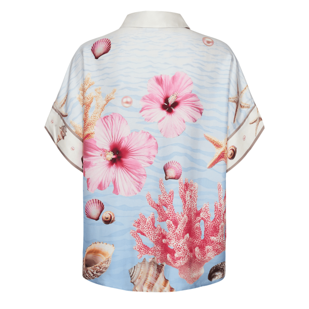 N�mph Skjorte - NuOceana Sleeveless Shirt - Skyway