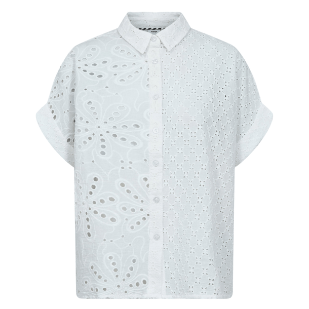 N&uuml;mph Skjorte - NuPalma Shirt - Bright White