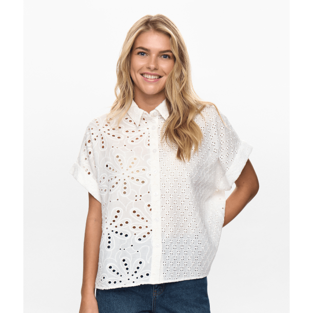 N&uuml;mph Skjorte - NuPalma Shirt - Bright White