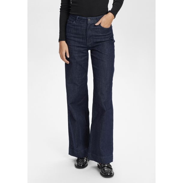 Nümph Jeans - NuParis Pant Long - Dark Denim Blue