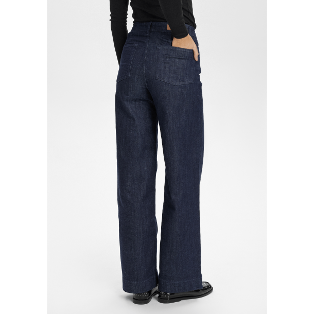 Nümph Jeans - NuParis Pant Long - Dark Denim Blue