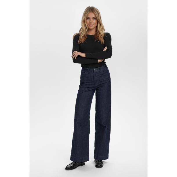 Nümph Jeans - NuParis Pant Long - Dark Denim Blue