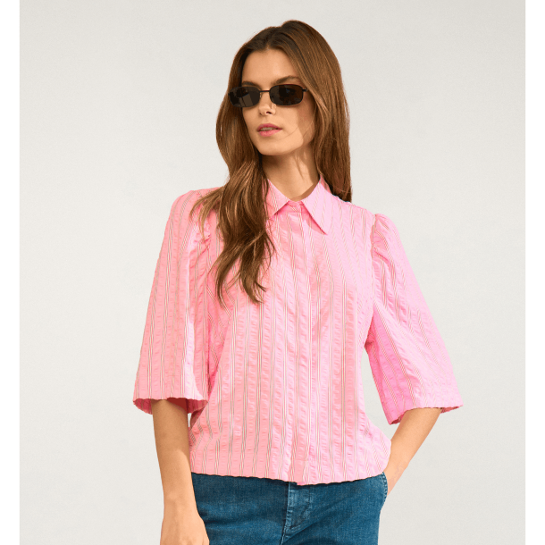 N�mph Skjorte - NuPiper Shirt - Prism Pink