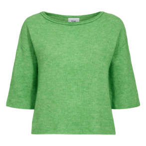 Nümph Strik - NuRiette Pleat Pullover - Poison Green