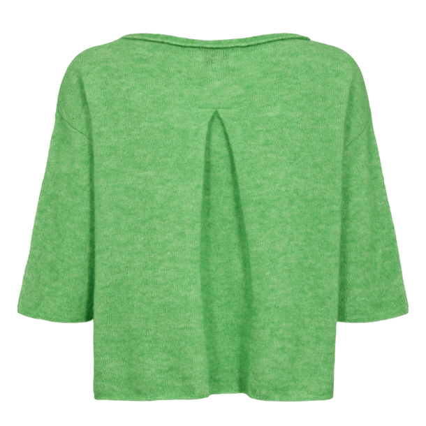 Nümph Strik - NuRiette Pleat Pullover - Poison Green