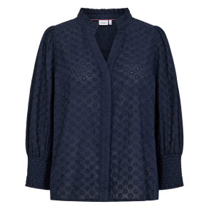 Nümph Skjorte - NuSalvie Shirt - Dark Sapphire