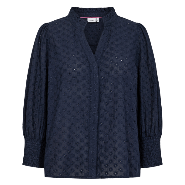 Nümph Skjorte - NuSalvie Shirt - Dark Sapphire