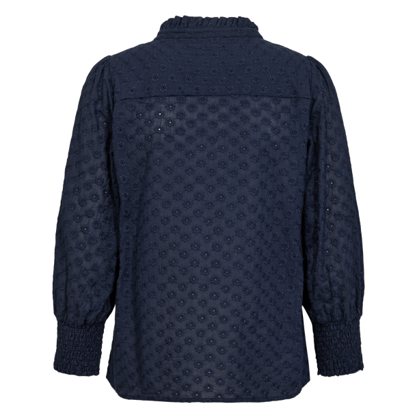 Nümph Skjorte - NuSalvie Shirt - Dark Sapphire