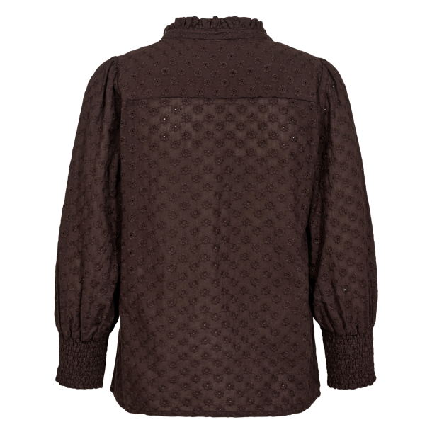 Nümph Skjorte - NuSalvie Shirt - Black Coffee