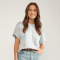 N�mph T-Shirt - NuSeanne Oversize T-Shirt - Placid Blue