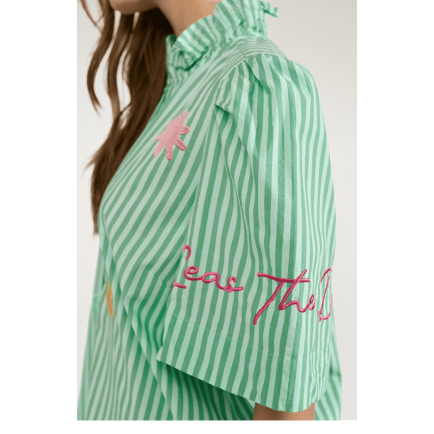 N�mph Kjole - NuSeanne Dress - Absinthe Green 36