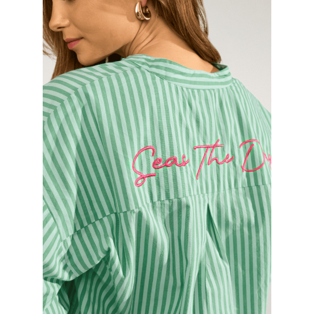 N�mph Skjorte - NuSeanne Shirt - Absinthe Green