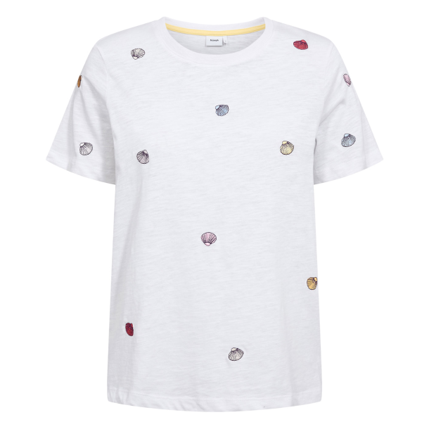 N�mph T-Shirt - NuShellpa T-Shirt - Bright White