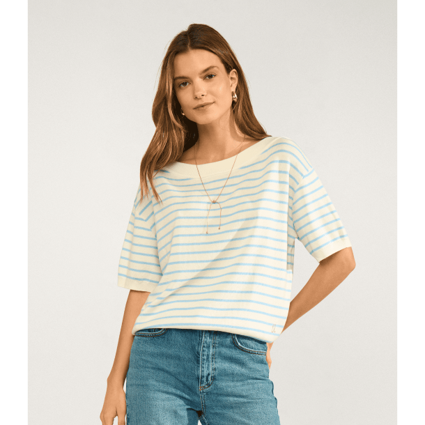 N�mph Strik - NuSillio Pullover - Placid Blue