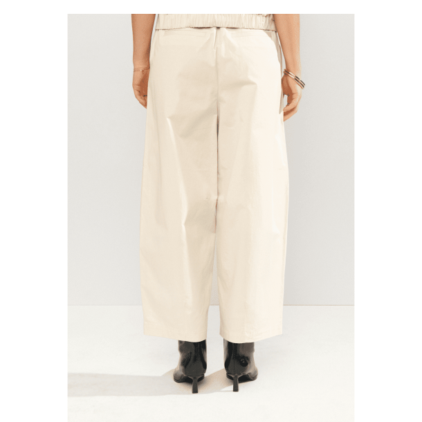 N�mph Bukser - NuSunna Cropped Pants - Whitecap Gray
