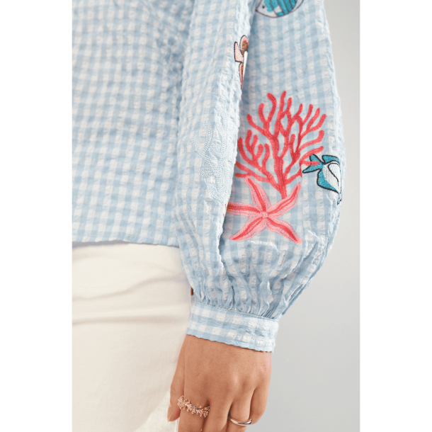 N�mph Skjorte - NuSurfer Shirt - Placid Blue