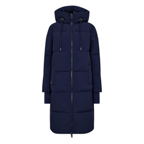 Mos Mosh Jakke - MMOllie Terma Long Coat - Maritime Blue