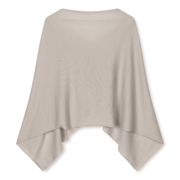 SibinLinnebjerg Poncho - Paris - Light Sand