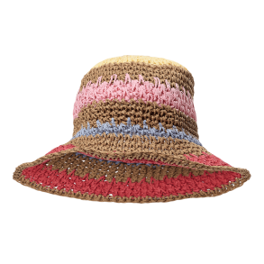 N�mph Hat - NuLayla Straw Hat - Azalea