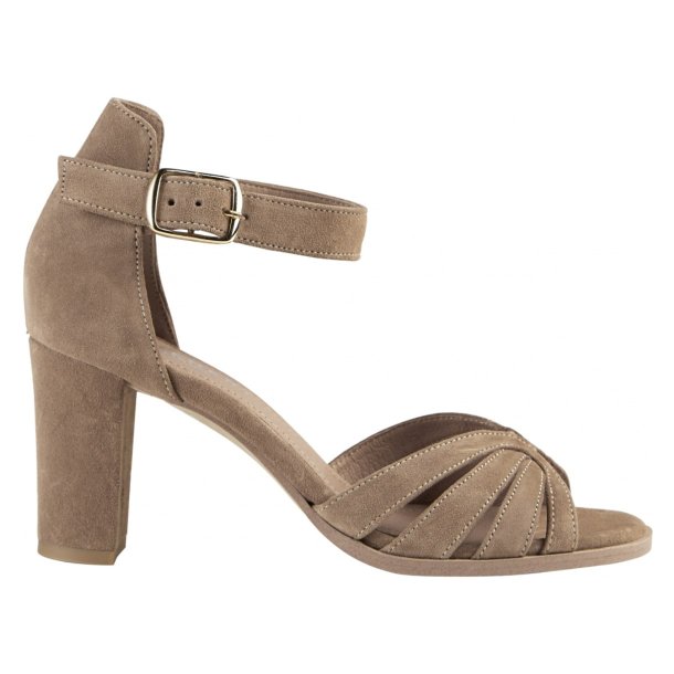 Pavement Hjhlet Sandal - Gillian - Taupe Suede