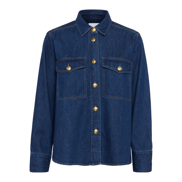 Part Two Skjorte - PayaPW Shirt - Dark Vintage Denim