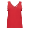 Co'couture Top - PerinCC Lace Singlet - Red