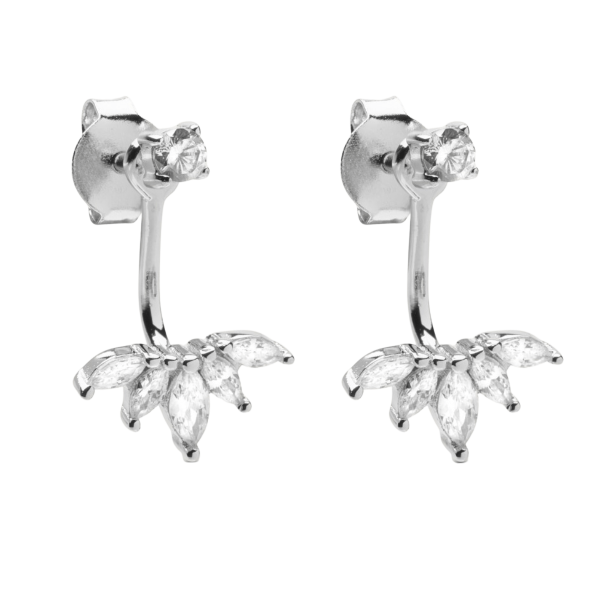 Sparv reringe - Petite Sparkles Earrings - Slv