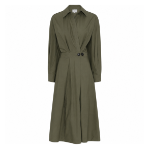 La Rouge Kjole - Pia Dress - Army Green