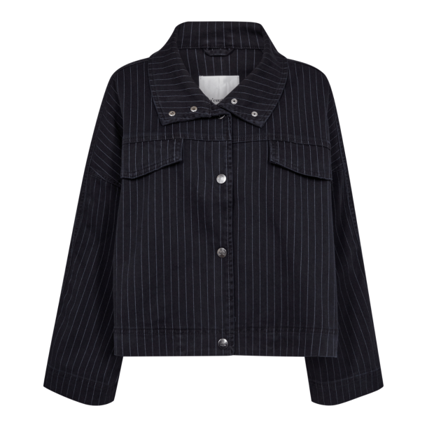 Co'couture Jakke - PinCC Wide Box Jacket - Black