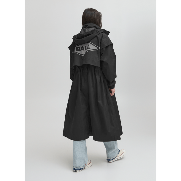 Ball Frakke - BaPioggia Coat - Black