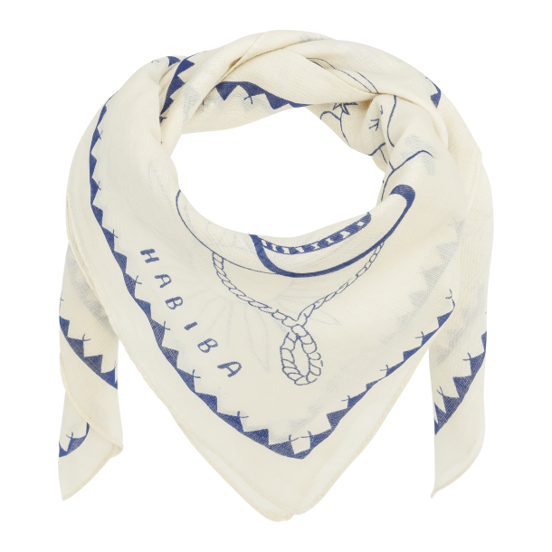 Habiba T�rkl�de - Polly Solo Bandana - Japan Blue