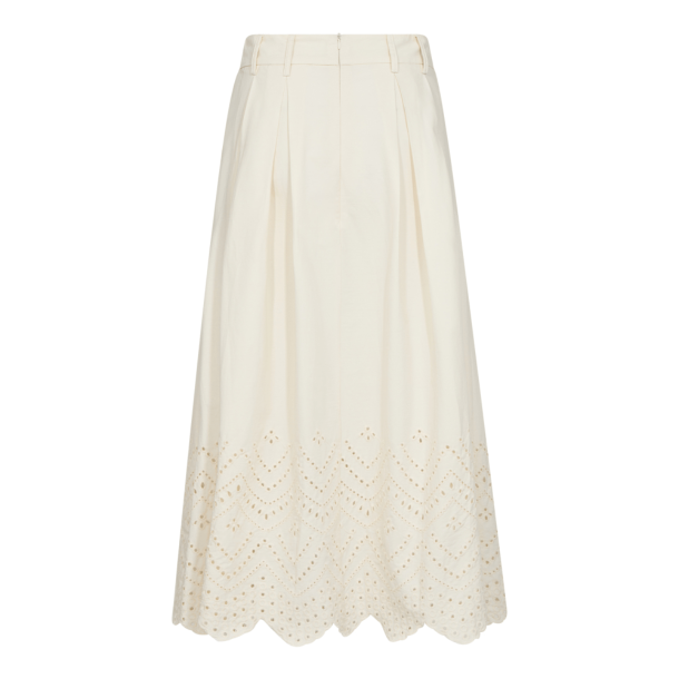 Co'couture Nederdel - PoppyCC Anglaise Skirt - Bone