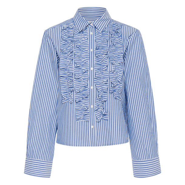 Part Two Skjorte - PranveraPW Shirt - Amparo Blue Stripe