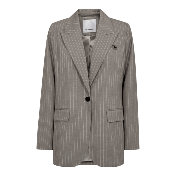 Co'couture Blazer - QuinCC Pin Fitted Blazer - Mink